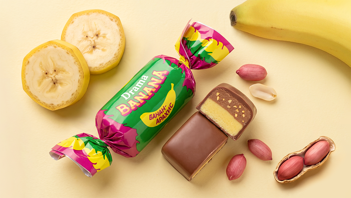 «Drama Banana» — новинка в мире конфет