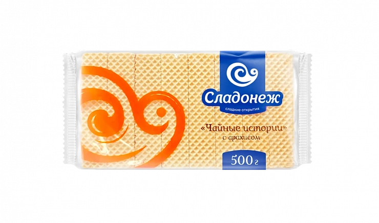 Вафли «Чайные истории» с арахисом