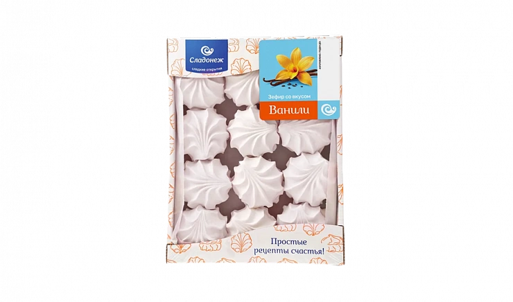 Зефир «Белоснежный» со вкусом ванили