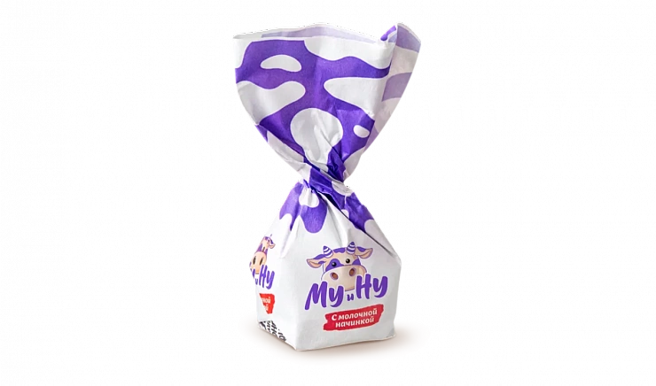 Конфеты ТМ «Му и Ну» с молочной начинкой